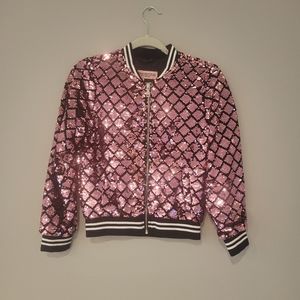 Urban Republic sequin bummer jacket Girls size L(14)